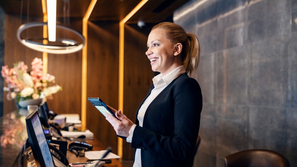 Hotellreceptionist